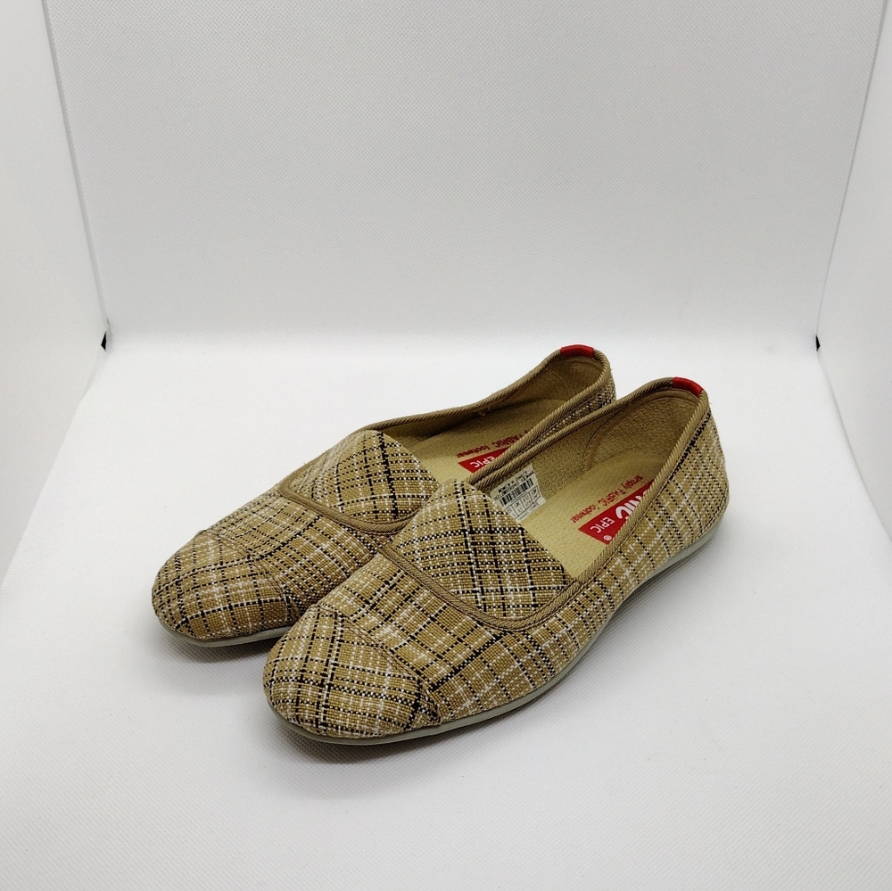 IONIC Yellow Stripes Paris Slip-On Flats SIZE 6.5